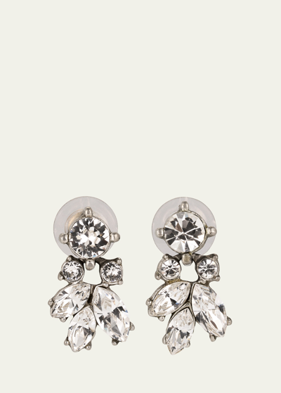 Shop Ben-amun Silver Crystal Post Earrings