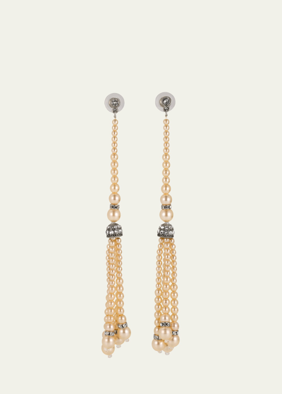 Shop Ben-amun Pearly Tassel Earrings