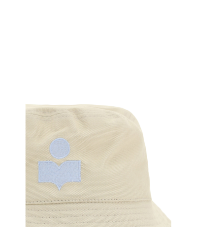 Shop Isabel Marant Haley Hat In White