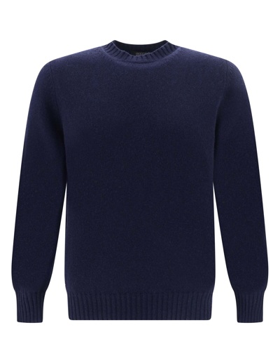 Shop Aragona Cashmere Sweater In Blue
