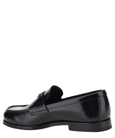 Shop Prada Loafers In Black