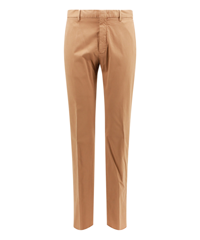 Shop Zegna Trousers In Brown