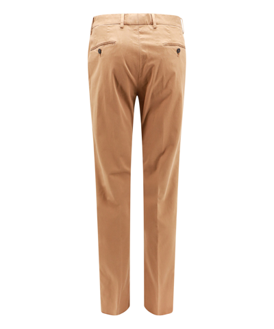 Shop Zegna Trousers In Brown