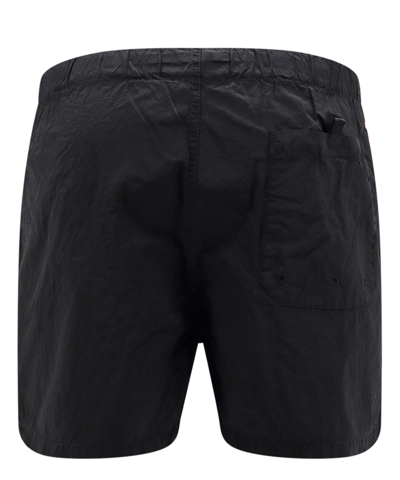 Shop Stone Island Swim Shorts In Black