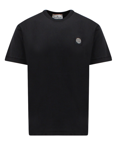 Shop Stone Island T-shirt In Black