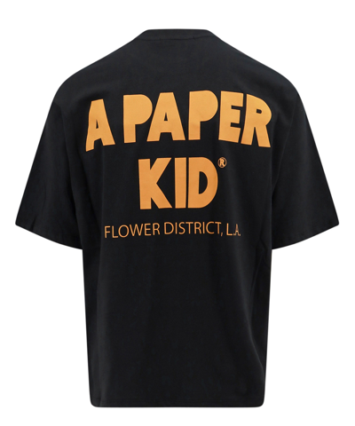 Shop A Paper Kid T-shirt In Black