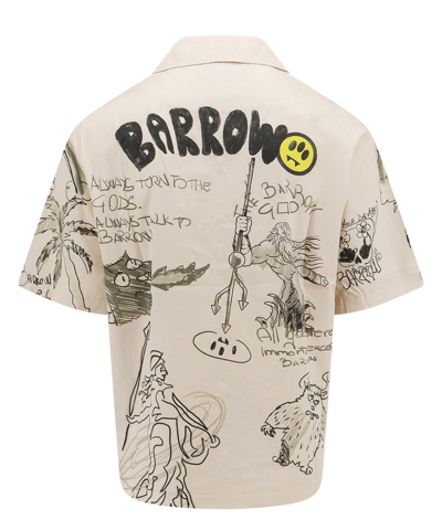 Shop Barrow Short Sleeve Shirt In Beige