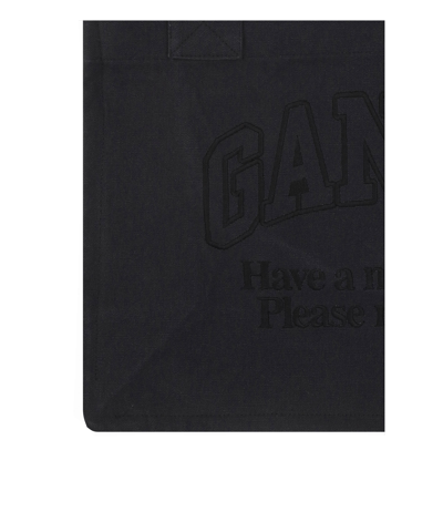 Shop Ganni Easy Shopper Tote Bag In Black