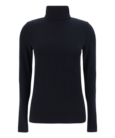 Shop Wolford Aurora Roll-neck Sweater In Black