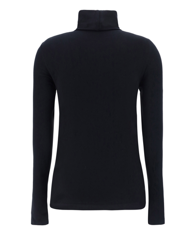 Shop Wolford Aurora Roll-neck Sweater In Black