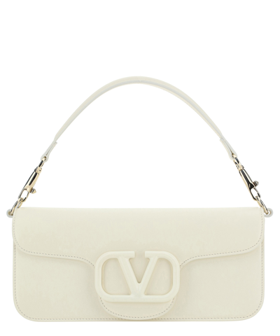 Shop Valentino Locò Handbag In White