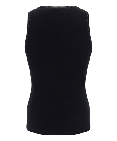 Shop Daily Paper Sleeveless T-shirt In Black