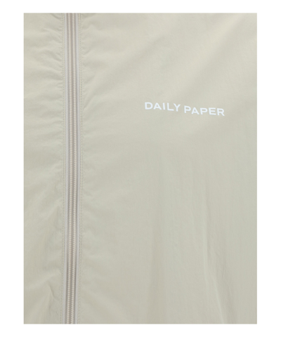 Shop Daily Paper Eward Jacket In Grey