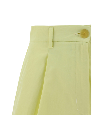 Shop Forte Forte Shorts In Yellow