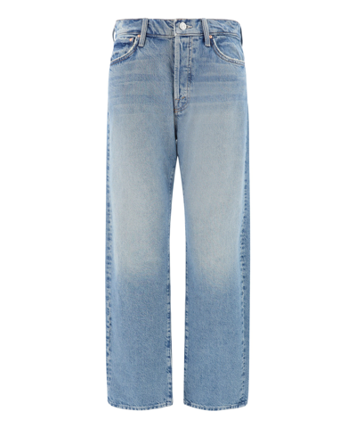 Shop Mother Jeans In Lightblue