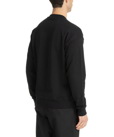 Shop Moschino Teddy Bear Sweatshirt In Black