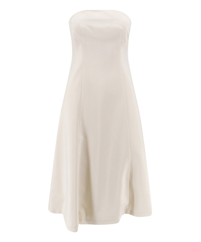 Shop Semicouture Mini Dress In White