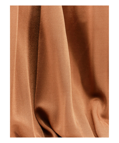 Shop Semicouture Midi Dress In Brown