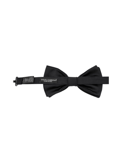 Shop Dolce & Gabbana Bow Tie In Black