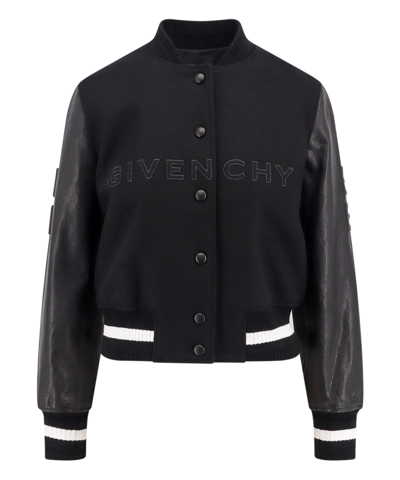 Shop Givenchy Bomber Jacket In Black