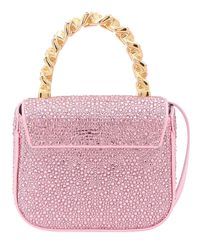 Shop Versace La Medusa Handbag In Pink