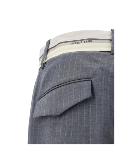 Shop Helmut Lang Trousers In Grey