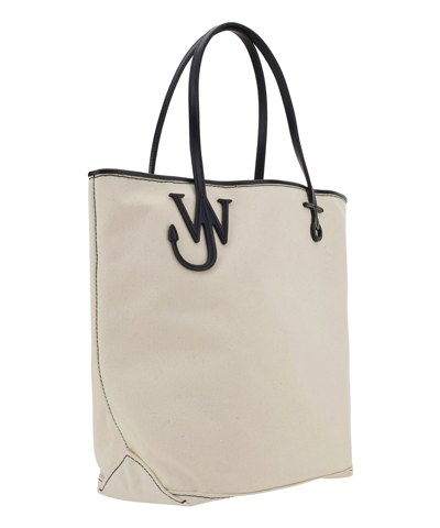 Shop Jw Anderson Anchor Tote Bag In Beige