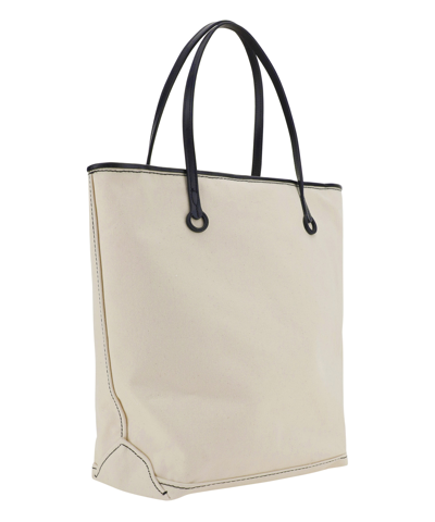 Shop Jw Anderson Anchor Tote Bag In Beige