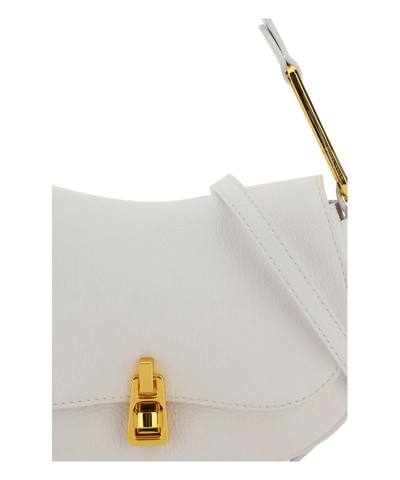 Shop Coccinelle Maggie Shoulder Bag In White