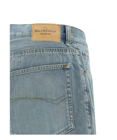 Shop Balenciaga Jeans In Lightblue