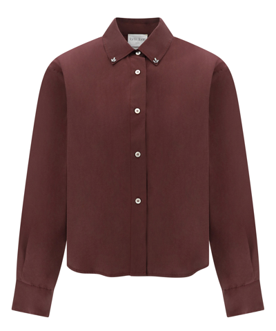 Shop Forte Forte Shirt In Brown