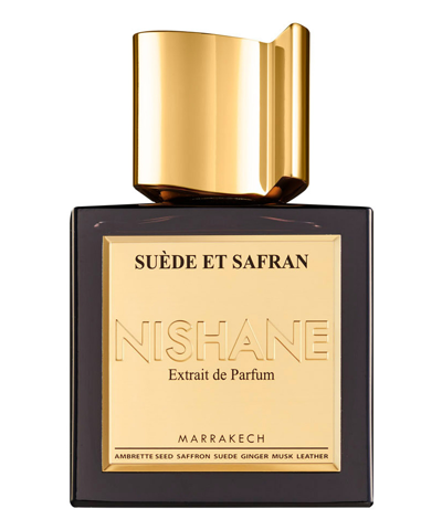 Shop Nishane Istanbul Suède Et Safran Extrait De Parfum 50 ml In Brown