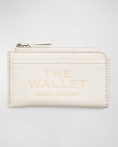 Marc Jacobs The Leather Top Zip Multi Wallet In Cotton