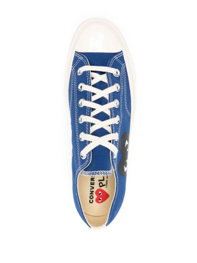 Shop Comme Des Garçons Play Converse Chuck Taylor Sneakers In Blue