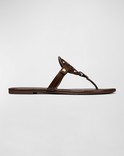 Shop Tory Burch Miller Patent Leather Sandals In Coconut
