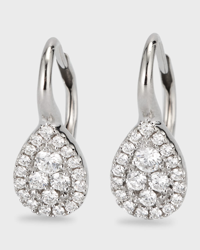Shop Frederic Sage 18k White Gold Small Firenze Ii Diamond Earrings