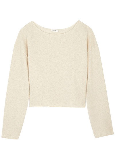 Shop American Vintage Itony Cotton-blend Sweatshirt In Cream