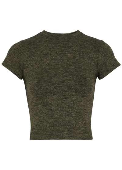 Shop Prism2 Sapient Stretch-jersey T-shirt, T-shirts, Green, One Size