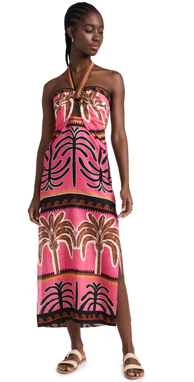 Shop Johanna Ortiz Unexpected Symbolism Ankle Dress Serengeti Pink