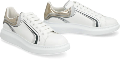 Shop Alexander Mcqueen Larry Chunky Sneakers In White