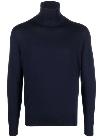Shop Colombo High Neck Wool Sweater In Blue