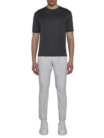 Shop Herno T-shirts And Polos In Grigio Metallo