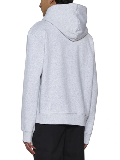 Jacquemus Brode Cotton Hoodie In Gray