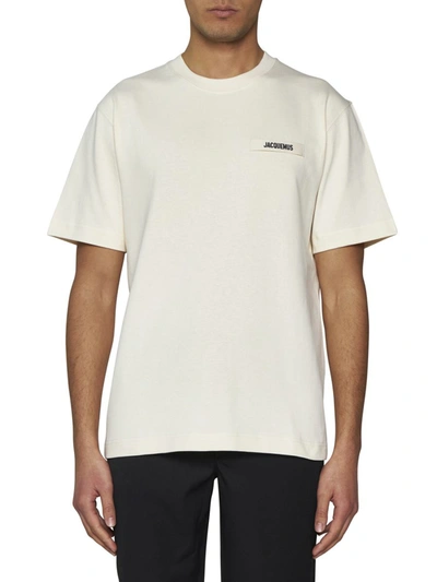 Shop Jacquemus T-shirts And Polos In Beige