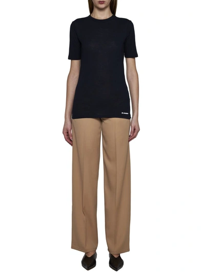 Shop Jil Sander Plus T-shirts And Polos In Midnight
