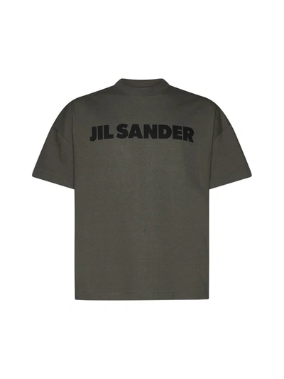 Shop Jil Sander T-shirts And Polos In Green