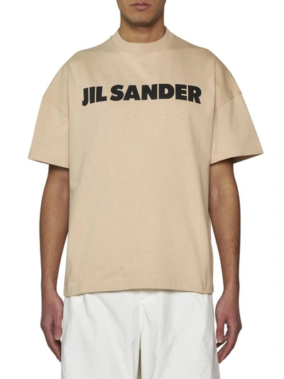 Shop Jil Sander T-shirts And Polos In Beige