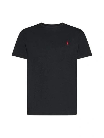 Shop Polo Ralph Lauren T-shirts And Polos In Rl Black