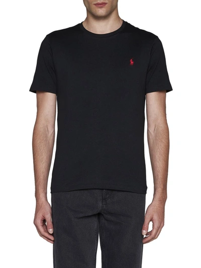 Shop Polo Ralph Lauren T-shirts And Polos In Rl Black