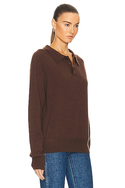 Éterne Brady Cashmere Pullover Sweater In Chocolate